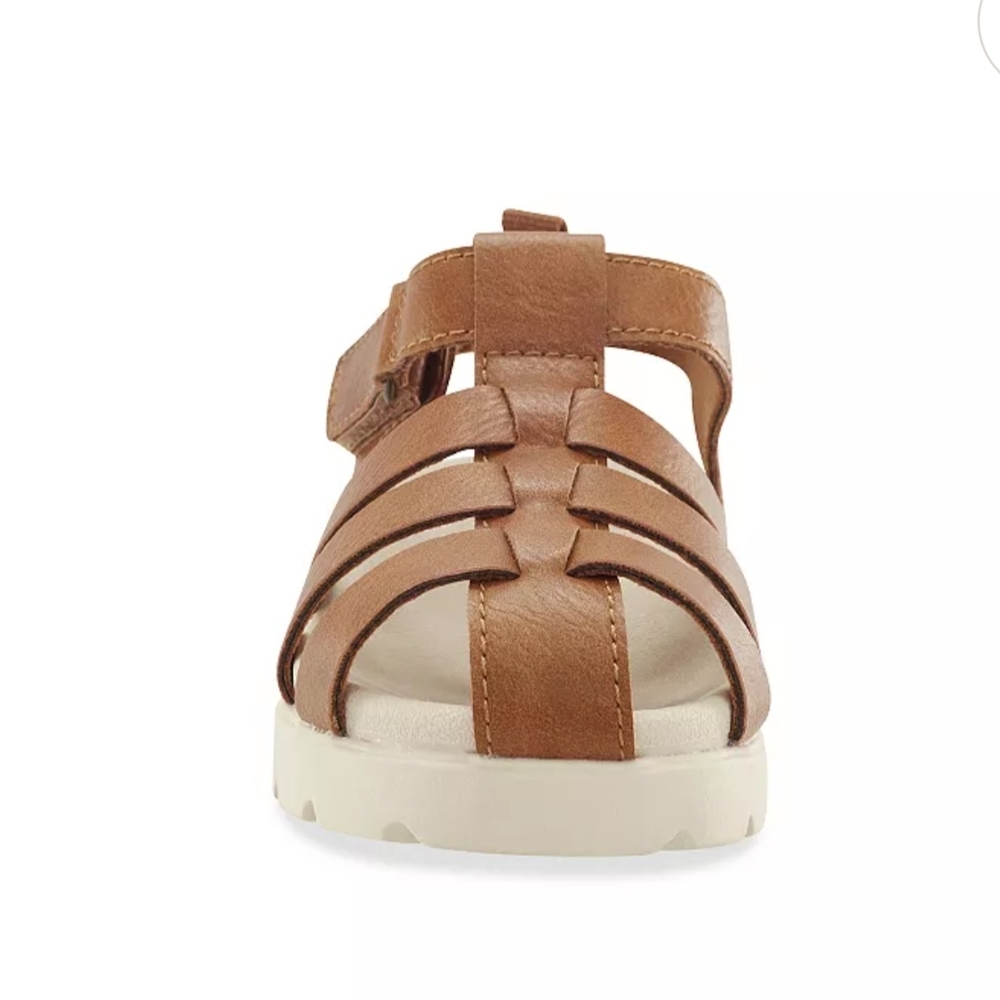 NWT OshKosh B'gosh Vincent Toddler Boy Tan Sandals - Picture 2 of 8